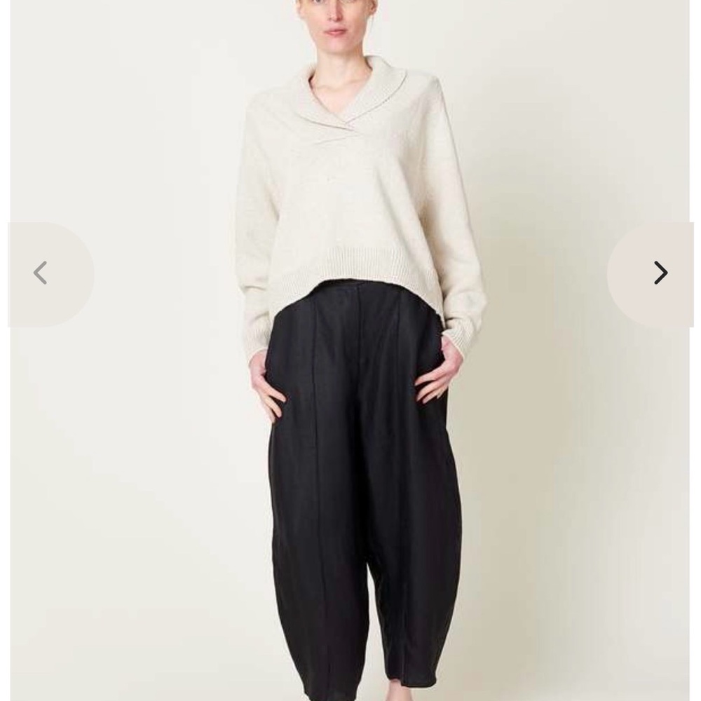 Cordera Linen Curved Pants OS